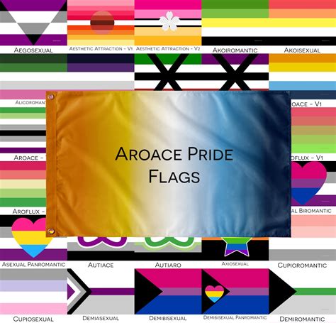 Choose Your Aroace Pride Wall Flags Single Reverse Etsy Uk