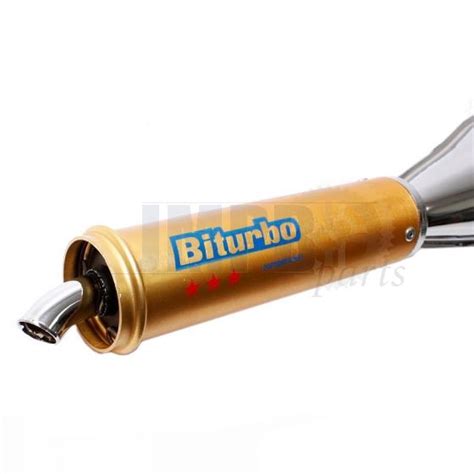 Biturbo Exhaust Tomos A3 A35 Chrome JMPB Parts