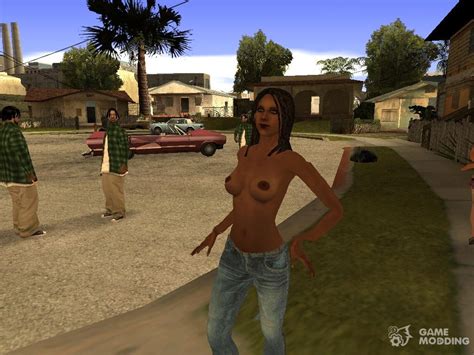No Top Dark Nude For GTA San Andreas