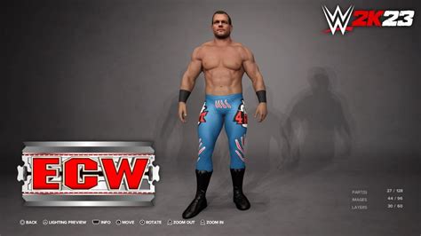 Wwe 2k23 How To Create Chris Benoit Youtube