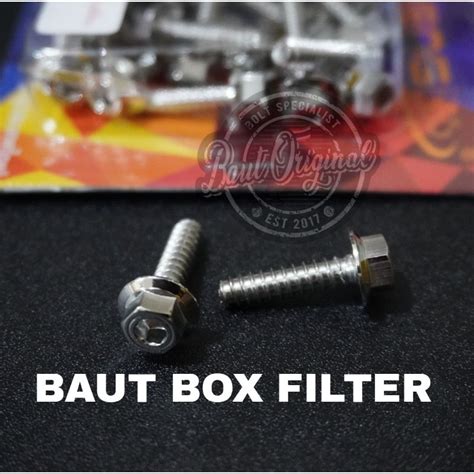 Jual Baut Probolt Box Boks Bok Filter Kunci Silver Matic Honda Yamaha