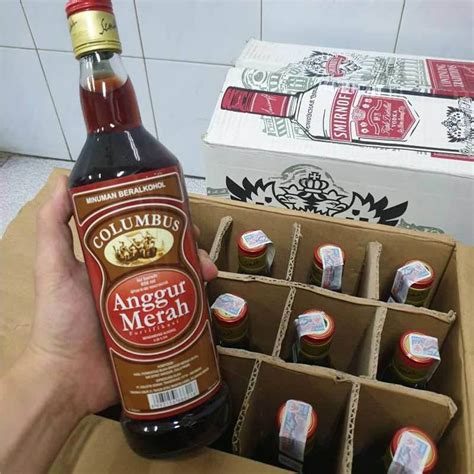 Promo Columbus Anggur Merah Minuman 650 ML 1 Dus 12 Botol Medan