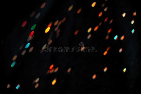 Party Colorful Glitter Confetti on Black Background Stock Photo - Image ...