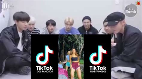 Bts Reagindo Ao Tik Tok De Clara Garcia E Vanessa Lopes Youtube