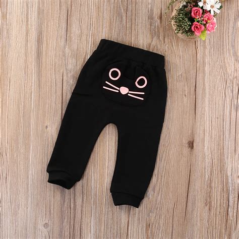 Lovely Baby Kids Boys Girls Pants Cotton Warm Clothing Trousers Harem