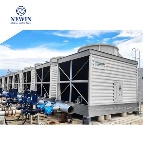 CTI Certificate Square Cross Flow Cooling Tower 20 Ton High Quality