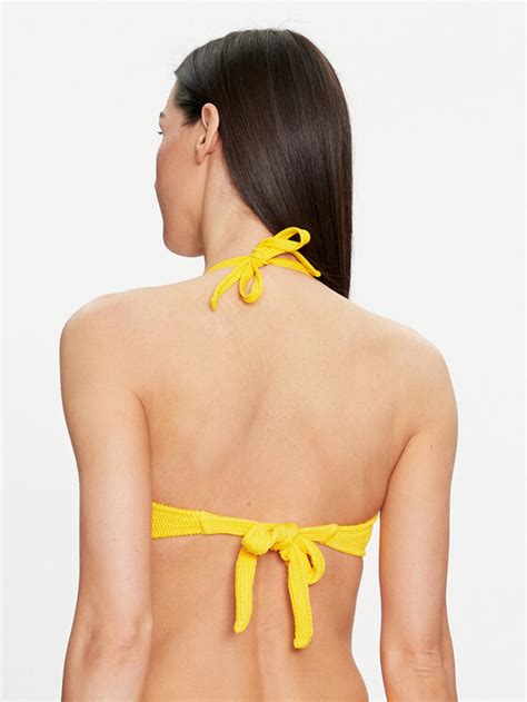 Hunkemöller Bikini partea de sus Crinkle 205678 Galben Modivo ro