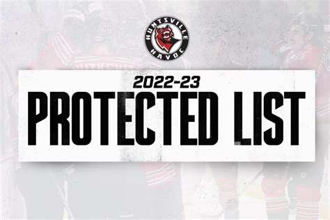 Havoc Announce 2022 23 Protected List Huntsville Havoc