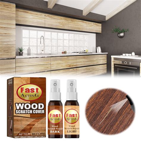 2 Pack Fix It For Wood For Furniture Scratch Remover Set Fast Acting Wood Scratch For Floors