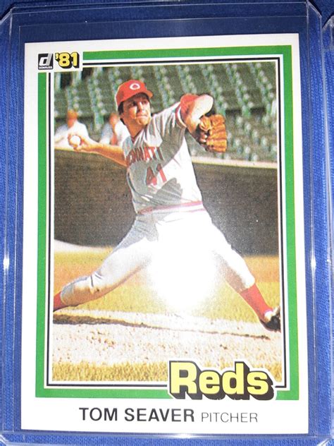 Donruss Baseball Card Tom Seaver Cincinnati Reds Hof Free