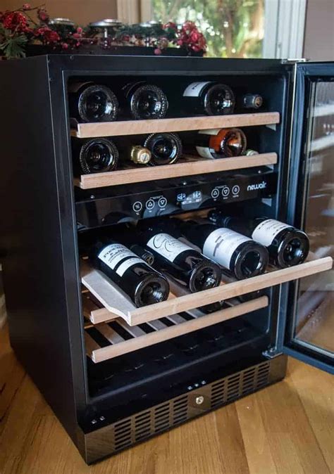 Wine Storage and NewAir 46 Bottle Dual Zone Cooler - Vindulge