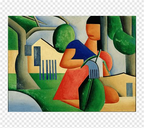 Abaporu Brasil Pintura Arte Cubismo Pintura Lona Material Png Pngegg