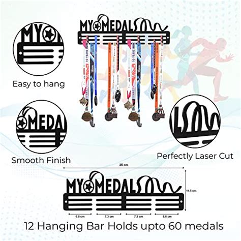 Sehaz Artworks Medal Hanger Display Medal Holder Display Race Medal