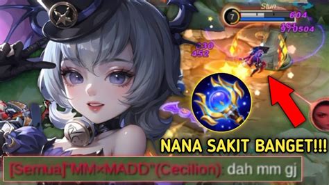 Damage Nana Sakit Banget Pake Genius Wand Aegis Hanabi Tembus