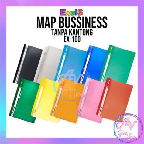 Jual Map Bisnis Business File Folio F4 Map Snel Plastik Map