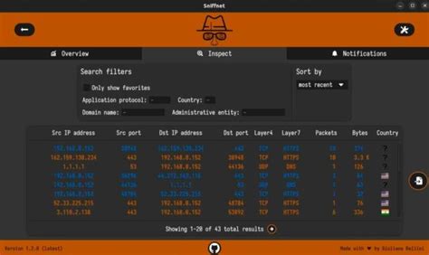 Sniffnet un outil pour surveiller lactivité de votre réseau