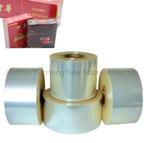 Transparent PVC Heat Sealable Packaging Film For Naked Cigarette Box