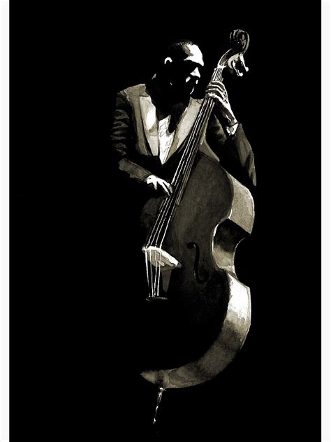 Ron Carter Double Bass Poster For Sale By Ilustrismo Redbubble