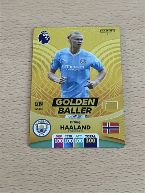 PANINI ADRENALYN XL Premier League 2024 Erling Haaland Goldener