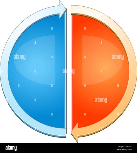 Blank Business Strategy Concept Infographic Diagram Illustration Of