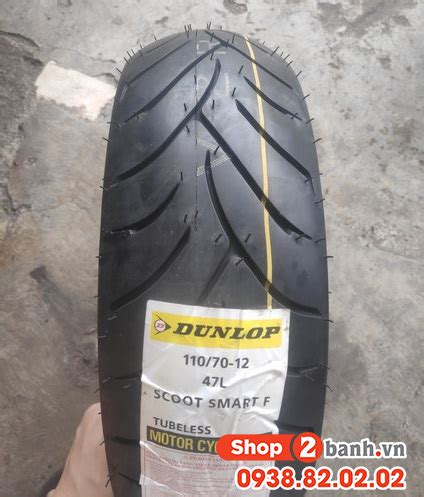 Vỏ xe Dunlop 110 70 12 Scoot Smart Shop2banh vn