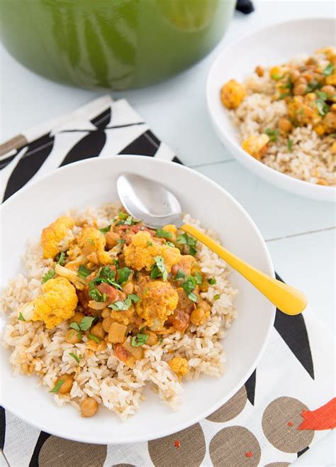 Cauliflower And Chickpea Coconut Curry Recipe