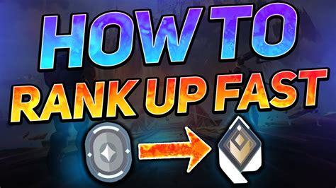 How To Rank Up Fast In Valorant Youtube