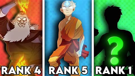 Top 5 Strongest Avatars RANKED And EXPLAINED YouTube