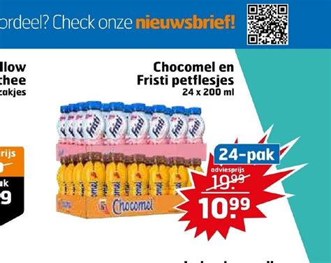 Chocomel En Fristi Petflesjes X Ml Aanbieding Bij Trekpleister