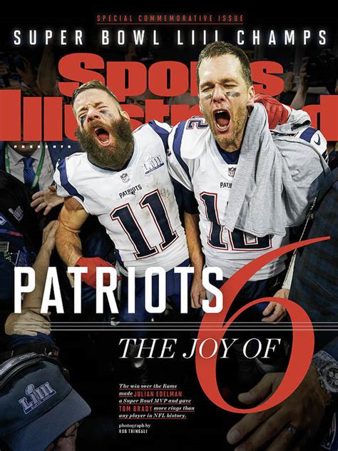 New England Patriots Super Bowl Liii Champions Sports Illustrated Cover Art Print By Sports