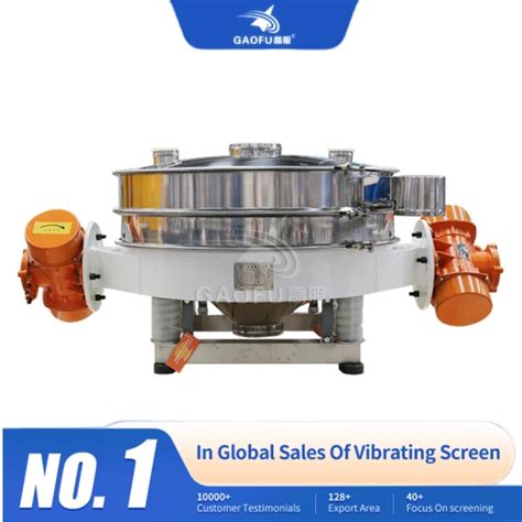 Gaofu Skimmed Milk Powder Rotary Vibrating Screen Double Vibration