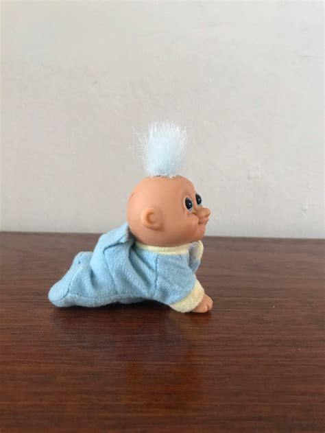 Rare Vintage Russ Crawling Baby Troll Doll Etsy