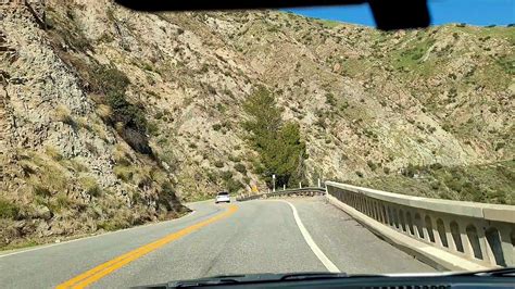 Driving The Scenic California State Route At Azusa In The San