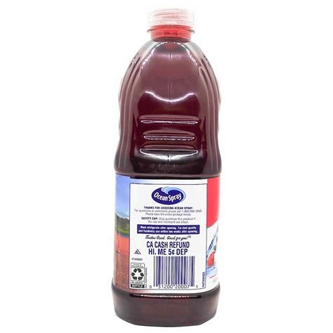 Ocean Spray Original Cranberry Juice Cocktail 1 89 Litre