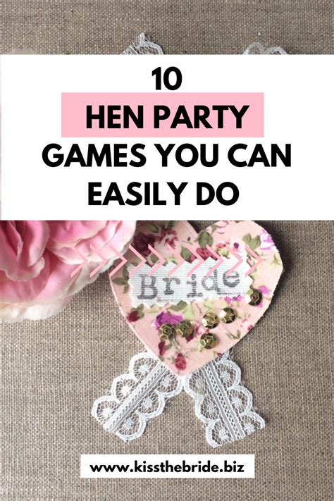 10 Fab Hen Party Games Ideas You Will Love ~ Kiss The Bride Magazine Diy Mothers Day Ts