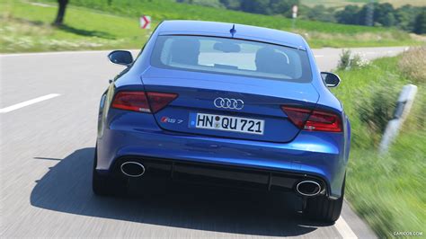 Audi RS7 Sportback 2014MY Estoril Blue Rear