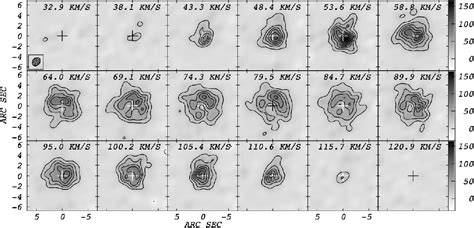 Figure From Title Dense Molecular Clumps In The Envelope Of The