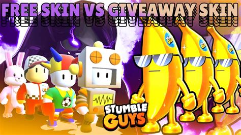 🔴 Live War Skin Stumble Guys Free Skin Vs Giveaway Skin Anti Emas