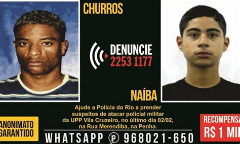 Portal Procurados Lança Cartaz Por Informações De Criminosos Que Atacaram Pm Na Vila Cruzeiro