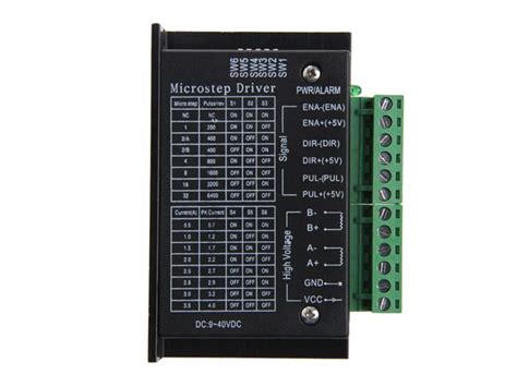 Stepper Motor Driver A Ip Vdc Microstep Aquaphoton For