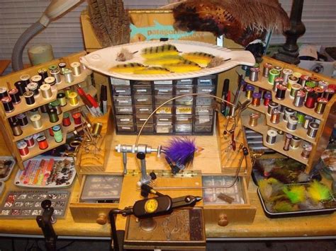 30 DIY Fly Tying Station Ideas Go Travels Plan Fly Tying Desk Fly