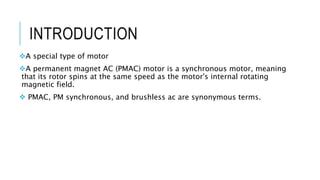 Permanent Magnet Motors Ppt