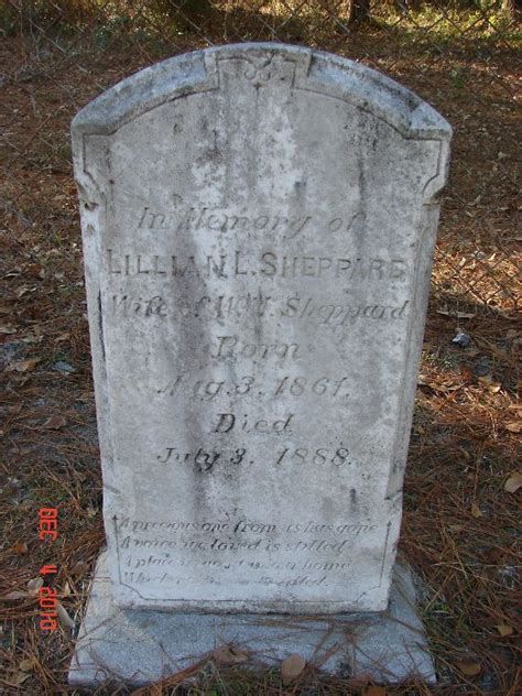 Lillian Laura Martin Sheppard Find A Grave Memorial