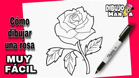 Como Dibujar Una Rosa Muy F Cil Paso A Paso