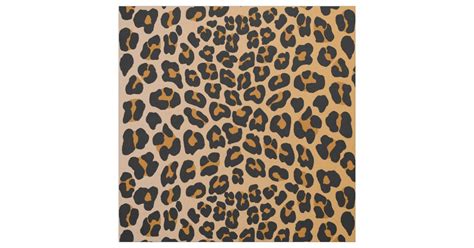 Leopard print fabric | Zazzle.com