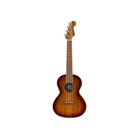 Fender Rincon Tenor Acoustic Electric Ukulele Aged Cognac Burst