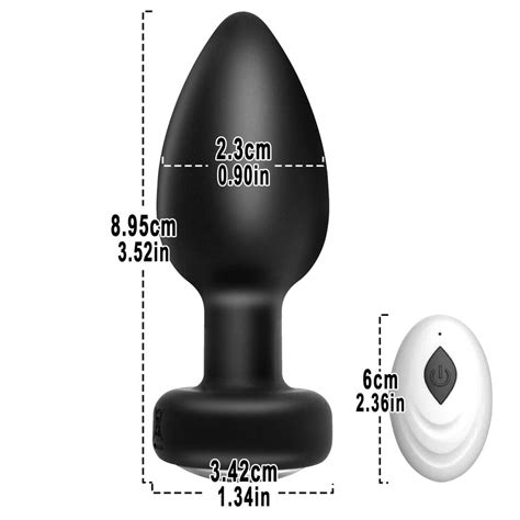 Led Remote Anal Butt Plug Vibrator 10 Speeds Prostate Massager Sex Toys For Men Ebay