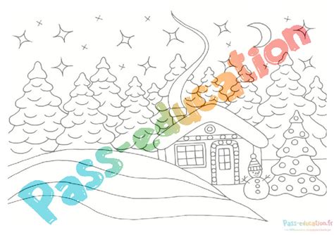 Coloriages d hiver gratuits à imprimer activités pdf pour enfants