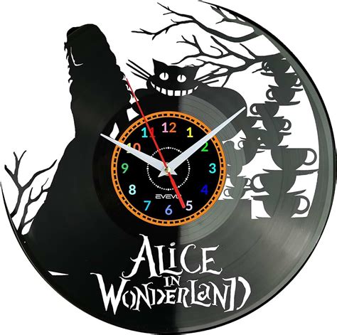 Amazon.co.uk: alice in wonderland wall clock