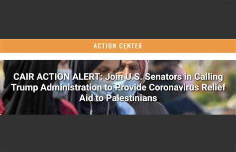 Cair Action Alert Join Us Senators In Calling On Trump